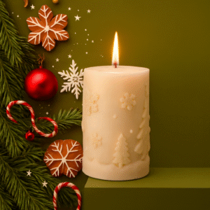 Świeca Dekoracyjna Zima