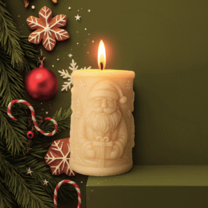 Świeca Dekoracyjna - Mikołaj