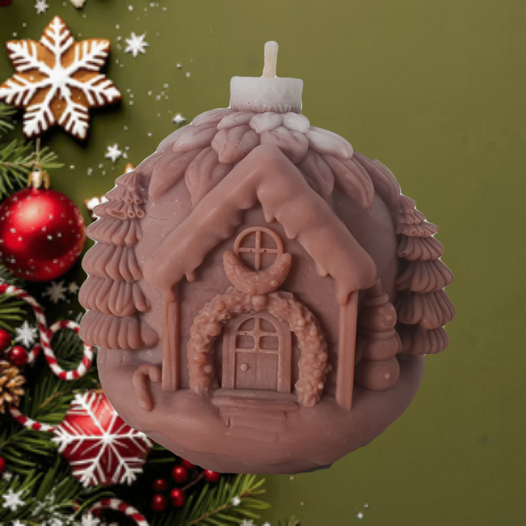 Świeca Dekoracyjna Domek