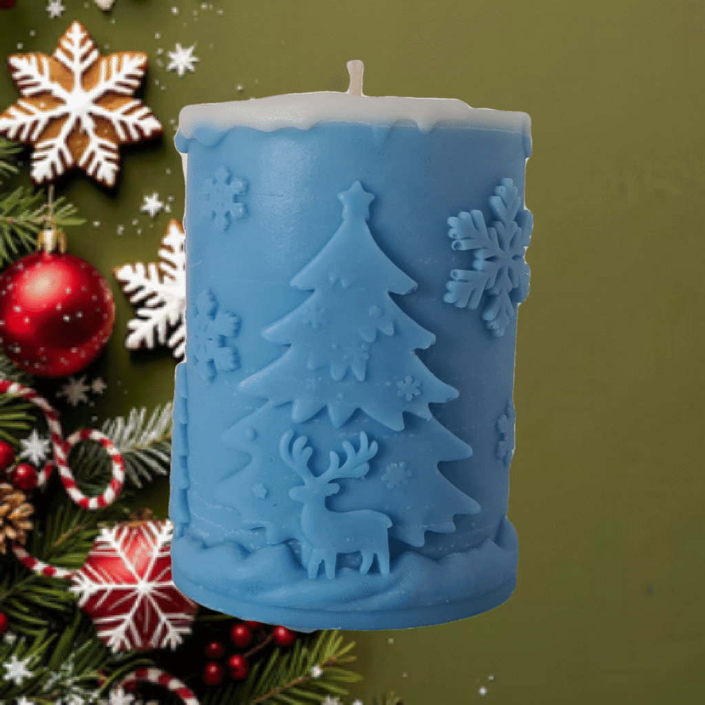 Świeca Dekoracyjna Zima